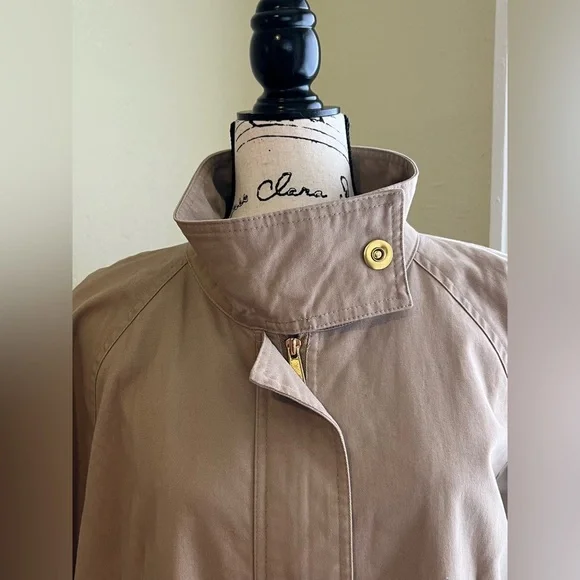 Nine West Tan Trench - Picture 3 of 11